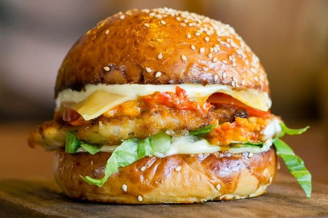Hamburguesa de pollo