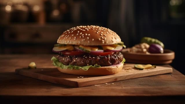 Hamburguesa sencilla