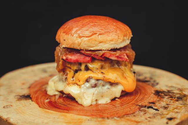 Hamburguesa doble queso